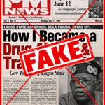 FACT-CHECK: Purported PM NEWS Front Page Claiming Tinubu Admitted Drug Abuse, Trafficking Is FALSE